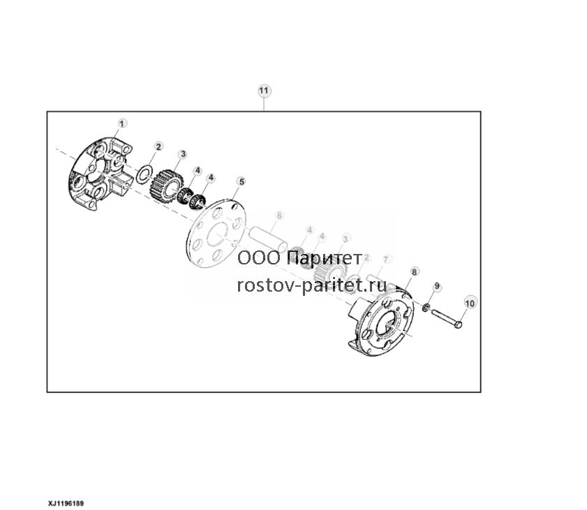 Planetary Gear Drive, Front Axle, LOK 175 ( - XXXXXX) - ST255713 304.jpg